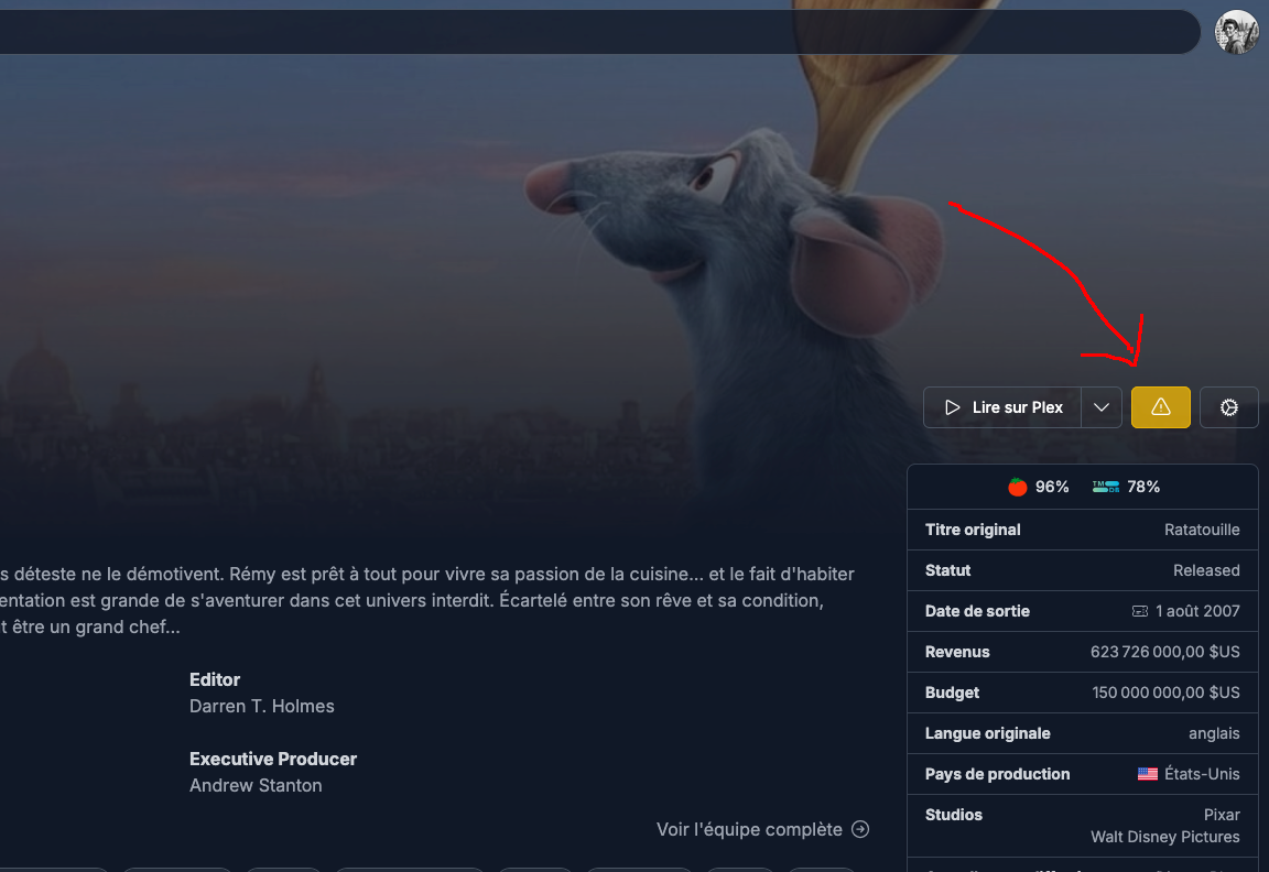 pin les bibliothèques et unpin les éléments plex