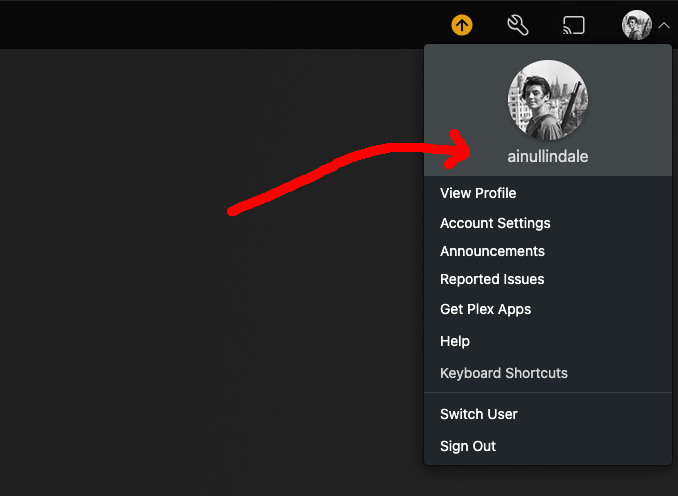 Comment trouver son pseudo Plex